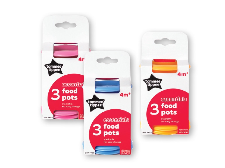 TOMMEE TIPPEE(R) Food Pots With Lids