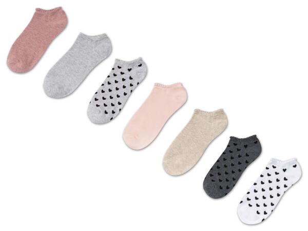 Kinder Sneakersocken, 7 Paar