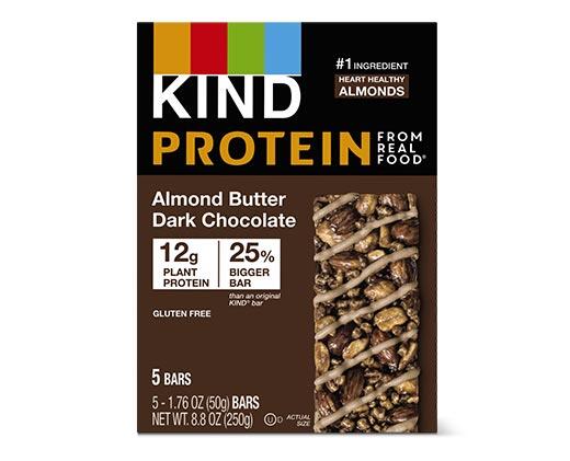 KIND 
 Almond Butter Dark Chocolate or Crunchy Peanut Butter