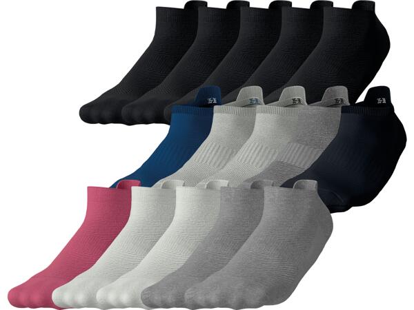 Sport-/sneakerstrumpor, 5-pack