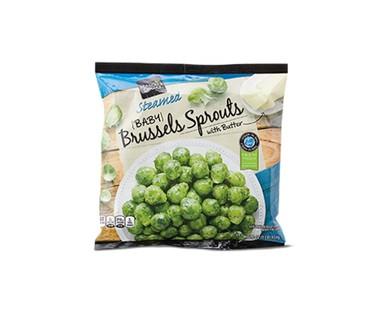 Season's Choice Steamable Cream Spinach or Brussels with Butter