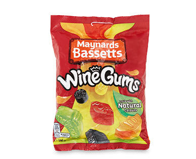 Rowntrees Fruit Pastilles 150g, Taveners Bon Bons 165g or Maynards Wine Gums 190g