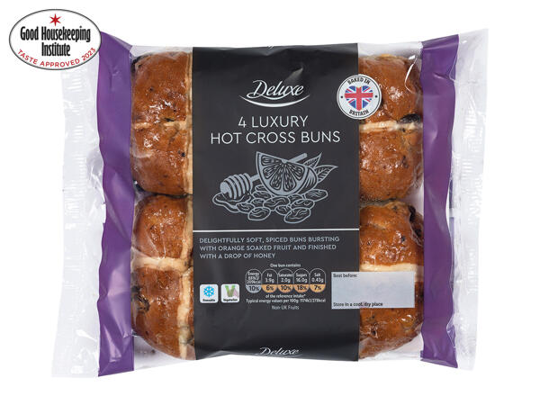 Deluxe Luxury Hot Cross Buns