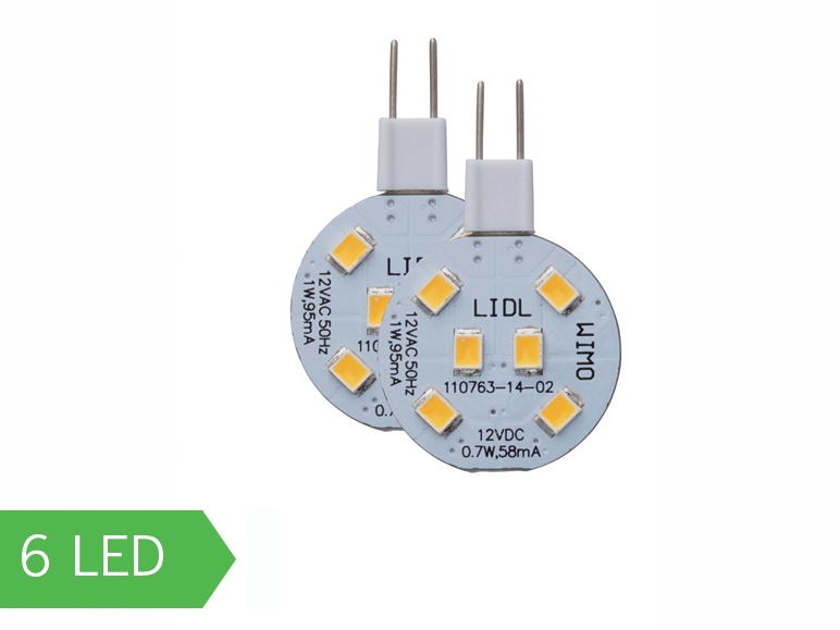 LED G4 Light Bulb, 2 pieces