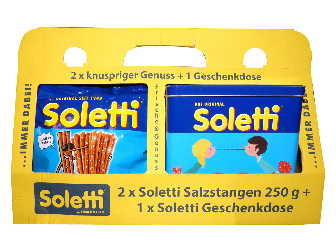 SOLETTI Salzstangen und Geschenkdose