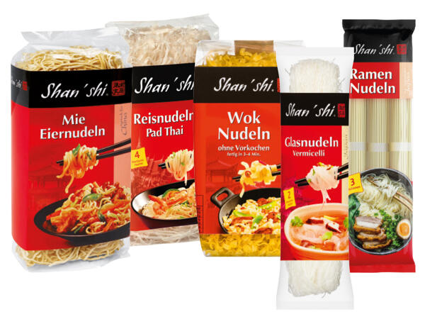 Shan'shi Mie Eier-, Reis-, Ramen-, Glas- oder Woknudeln