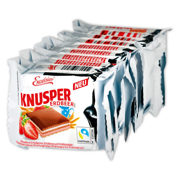 Knusperschnitten mit Haselnusscreme
