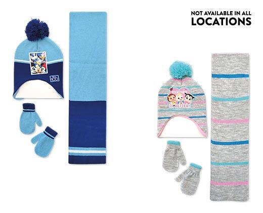 Children's Character Hat, Glove & Scarf Set