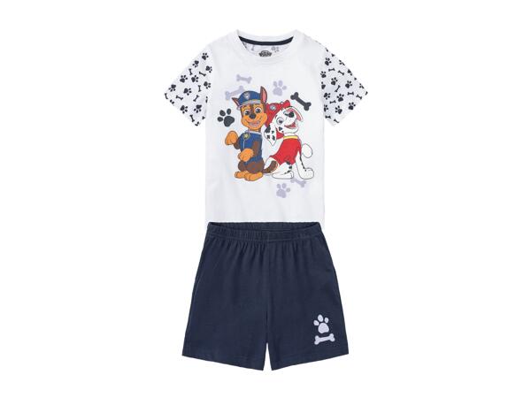 Boys' Short Pyjama Set "Paw Patrol, Minions, Fireman Sam"