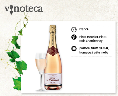 Champagne Henri de Valmond Brut Rosé