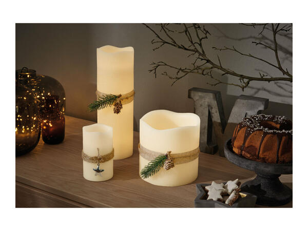 Melinera LED Real Wax Candle