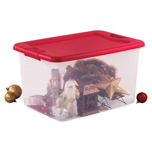64 Qt. Clear Latching Storage Box