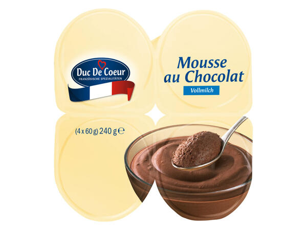 DUC DE COEUR Mousse au Chocolat