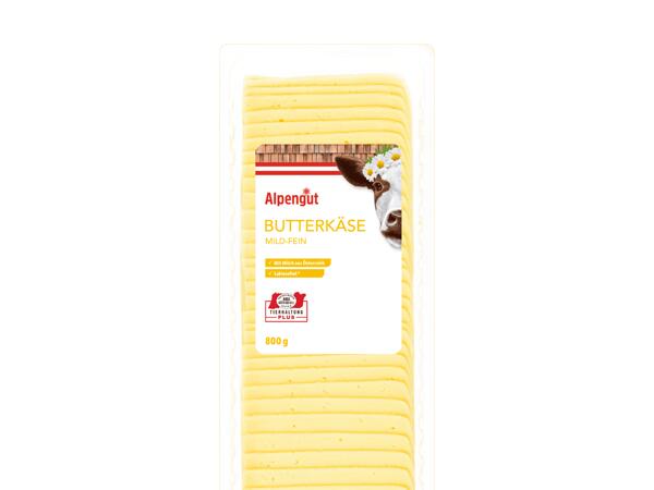 Butterkäse in Scheiben