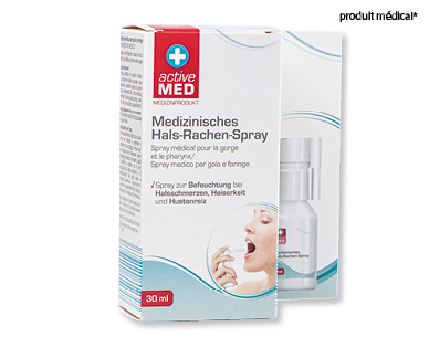 Spray médical pour la gorge ACTIVE MED