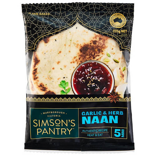 Mini Garlic Naan Bread 5 Pack