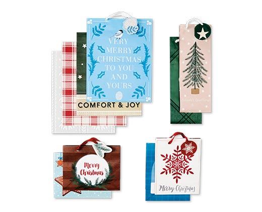 Merry Moments 
 10 Pack Holiday Gift Bag Set