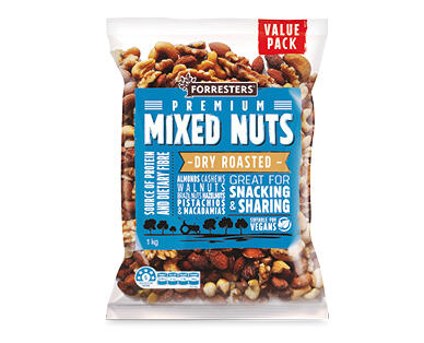 Dry Roasted Mixed Nuts 1kg