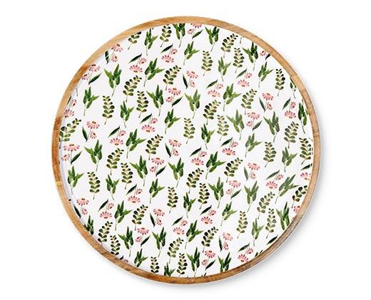 Crofton Enameled Wood Serving Tray