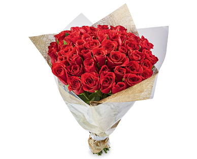 Blossom Lane 50 Stem Red Roses