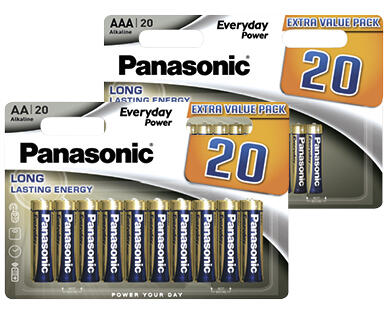 PANASONIC 
 MULTIPACK DE PILES