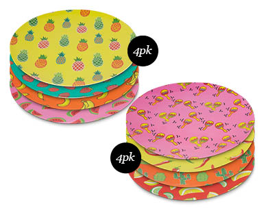Melamine Tableware - Dinner Plates 4pk