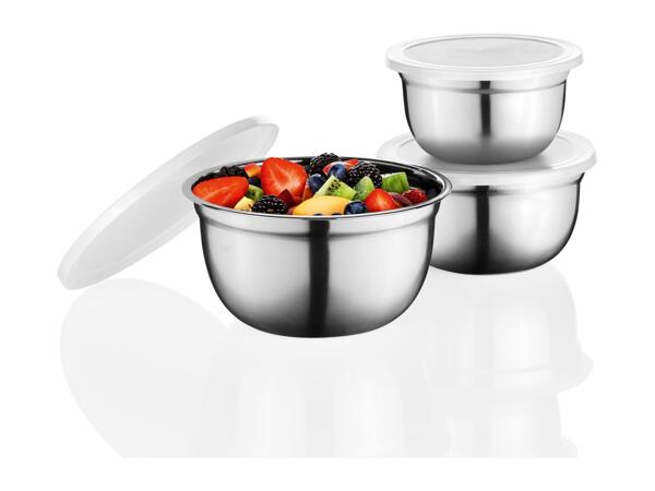 Ernesto Stainless Steel Bowls - Set of 3
