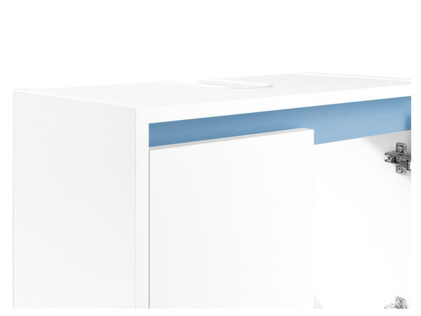 Waschbeckenunterschrank "Oslo", mit 2 Türen, weiß