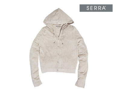 Women's Hooded Knit Cardigan