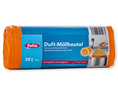 Sacchi profumati per rifiuti, da 35 l FOLIO