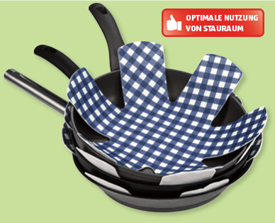 MY LIVING STYLE Pfannenschutz-Set, 3-teilig