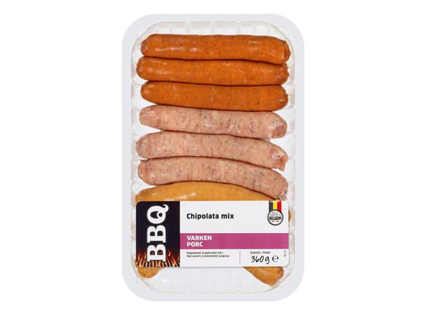 BBQ mix chipolata