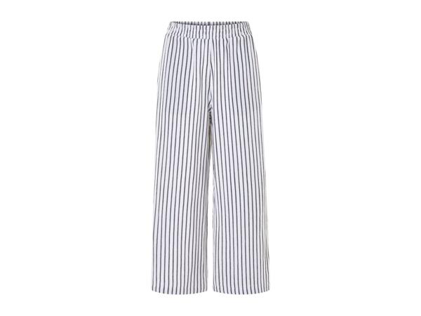 Esmara Ladies' Muslin Trousers - Striped