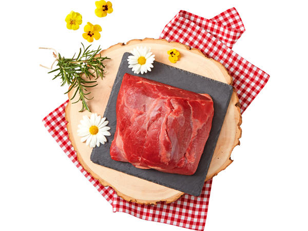 Rôti de bœuf de pâturage bio dans l'épaule