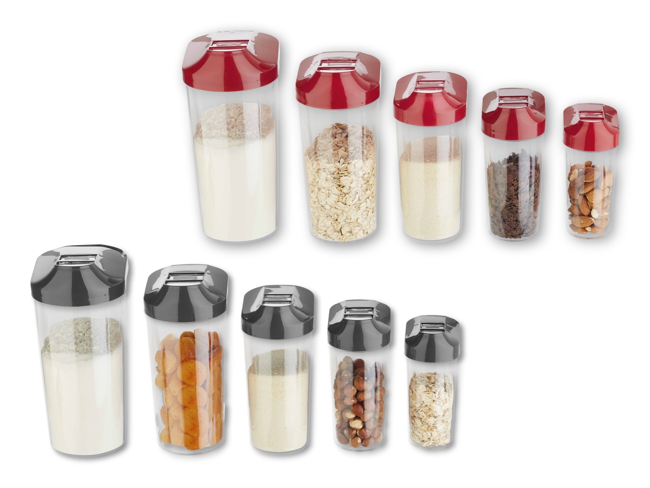 Boîtes verseuses, 5 pièces