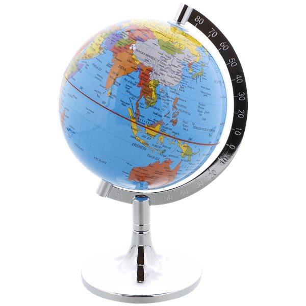 Globe terrestre sur support
