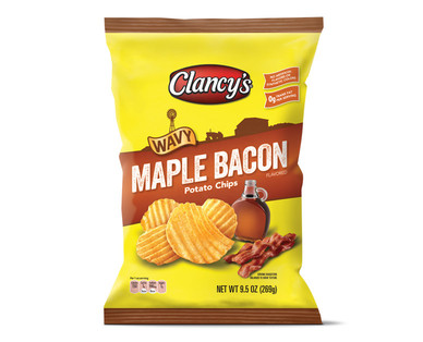 Clancy's Maple Bacon Wavy Potato Chips