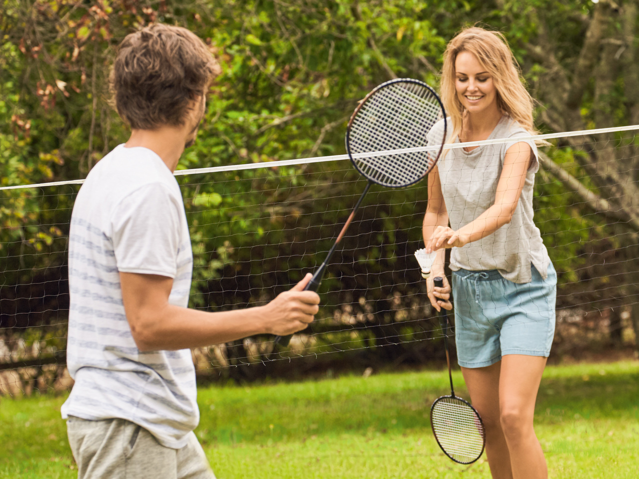 CRIVIT(R) Badminton-Set