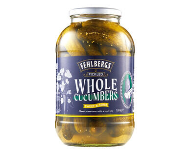 Fehlbergs Pickled Cucumbers 1.95kg - Sweet & Sour