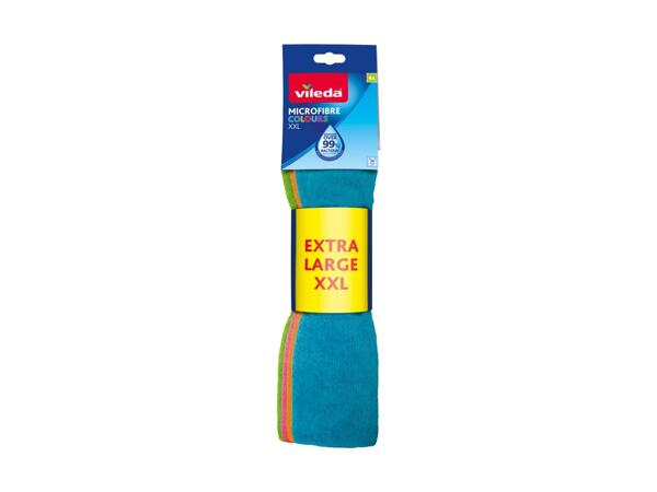 Chiffons universels en microfibre XXL Comfort Vileda, set de 4