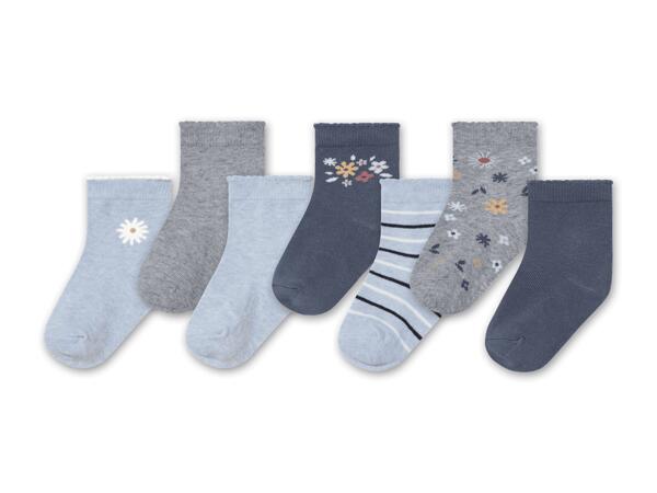 Kleinkinder Socken, 7 Paar
