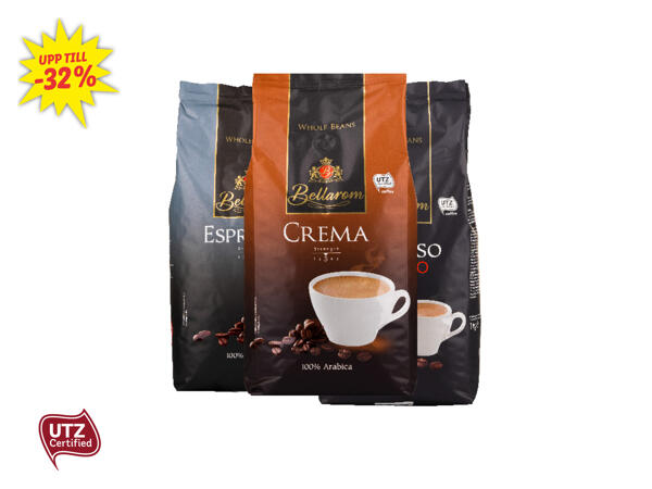 Hela kaffebönor