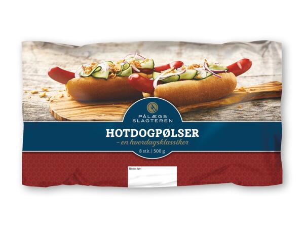 PÅLÆGSSLAGTEREN Hotdog-, grill- og pandepølser eller frankfurter