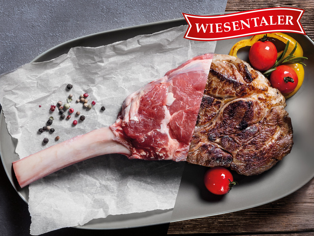WIESENTALER Frisches österreichisches Tomahawk-Steak