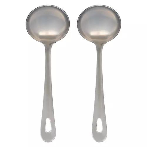 2 Piece Stainless Steel Serving Utensils - Ladle Set