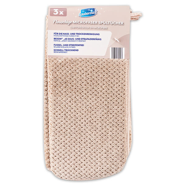 Microfaser-Zaubertücher / flauschige Spültücher