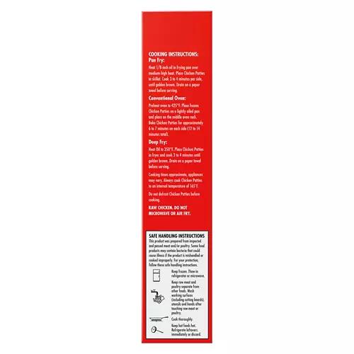 Fiery Hot Breaded Chicken Patties, 6 count