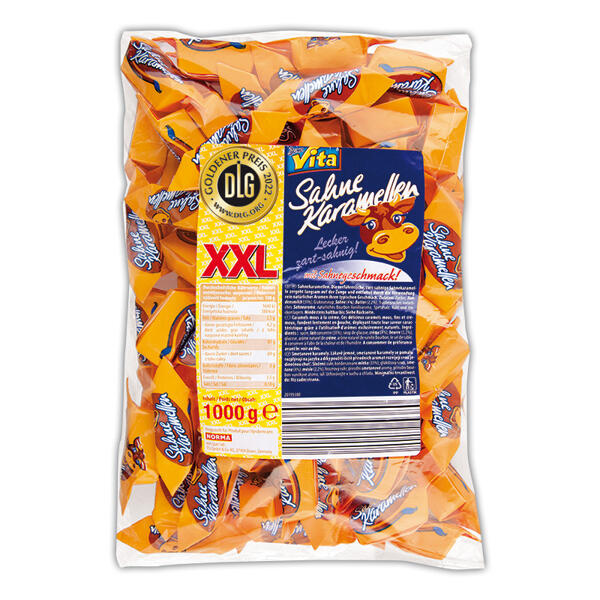 XXL Sahne Karamellen