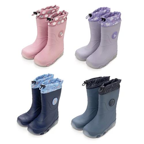 LILY & DAN Kinder LED-Regenstiefel