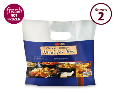 Takeaway Chinese Meal for 2